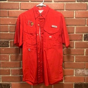 Columbia short sleeve button up